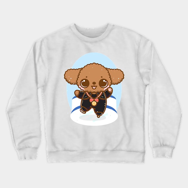 shoma poodle Crewneck Sweatshirt by Maruartjp